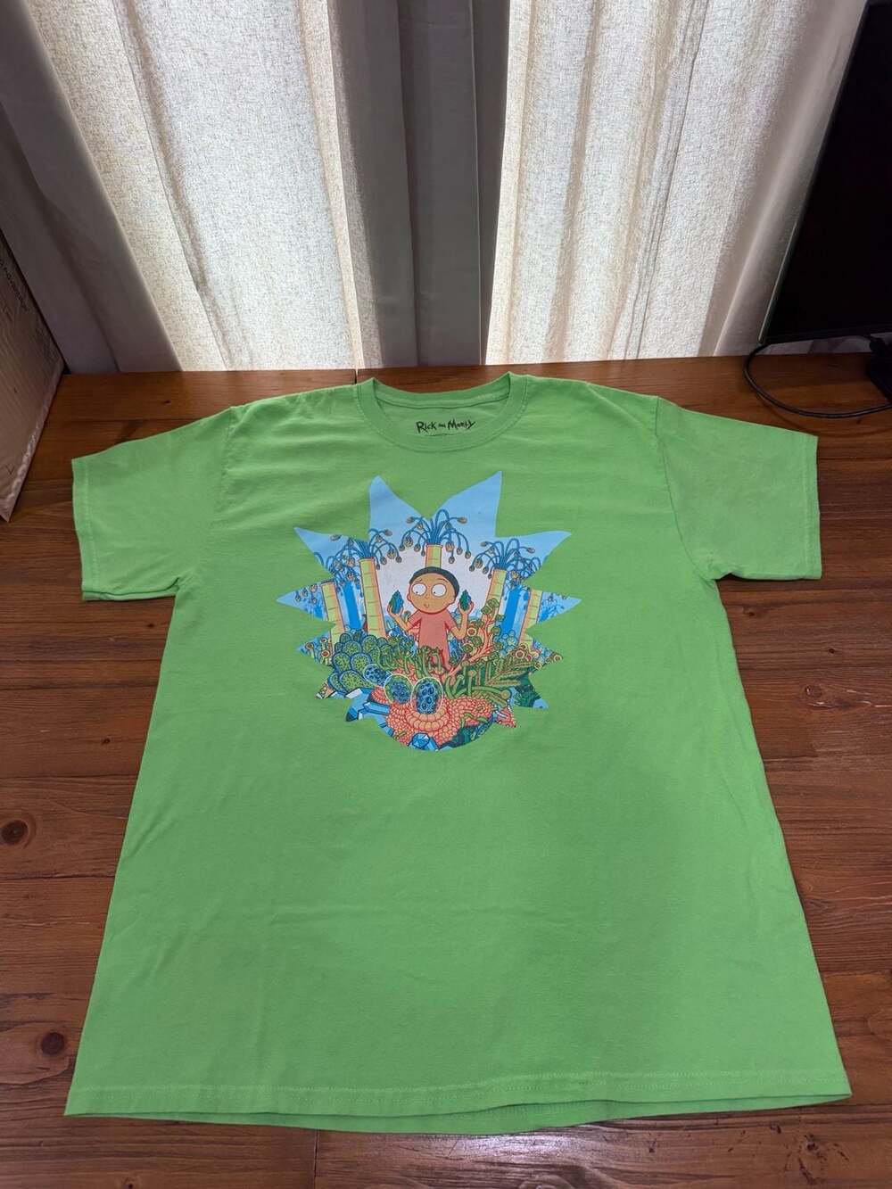 Rick and Morty Loot Crate Exclusive Green Graphic T-Shirt